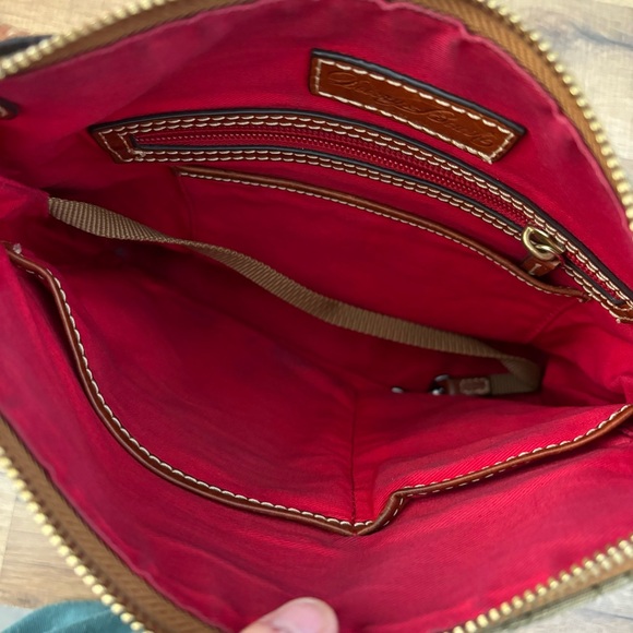 Dooney & Bourke Ivy Canvas Logo Classic Crossbody Bag Purse Vintage Women’s - Picture 5 of 9